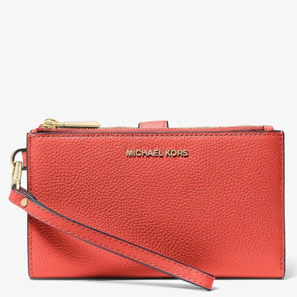 Orange Michael Kors phone wallet - Picture 1 of 4